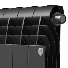 Биметаллический радиатор отопления Royal Thermo BiLiner 500 V 8 секций Noir Sable