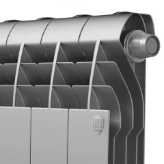 Биметаллический радиатор отопления Royal Thermo BiLiner 500 V 8 секций Silver Satin