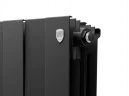 Биметаллический радиатор отопления Royal Thermo PianoForte 300 12 секций Noir Sable
