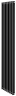 Стальной трубчатый радиатор 2-колончатый Royal Thermo Insignia C2180 - 08 секц. RAL9005m, боковое 1/2