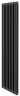 Стальной трубчатый радиатор 2-колончатый Royal Thermo Insignia C2180 - 10 секц. RAL9005m, боковое 1/2
