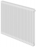 Стальной трубчатый радиатор 2-колончатый Royal Thermo Insignia VC2050 - 24 секц. RAL9016, нижнее 1/2
