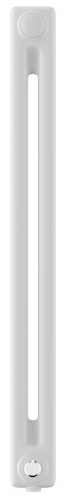 Стальной трубчатый радиатор 2-колончатый Royal Thermo Insignia VC2050 - 24 секц. RAL9016, нижнее 1/2