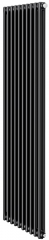 Стальной трубчатый радиатор 2-колончатый Royal Thermo Insignia VC2180 - 10 секц. RAL9005m, нижнее 1/2