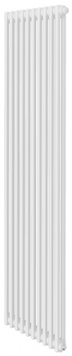 Стальной трубчатый радиатор 2-колончатый Royal Thermo Insignia VC2180 - 10 секц. RAL9016, нижнее 1/2
