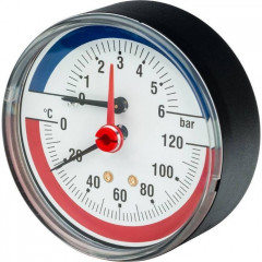 Термоманометр Wester TMAX 6-1/2" аксиальный