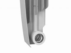 Биметаллический радиатор отопления Royal Thermo BiLiner 500 8 секций Silver Satin