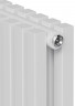 Стальной трубчатый радиатор 2-колончатый Royal Thermo Shift Q30 C2050 - 12 секц. RAL9016, боковое 1/2