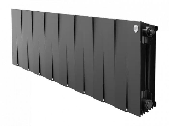 Биметаллический радиатор отопления Royal Thermo PianoForte 300 16 секций Noir Sable