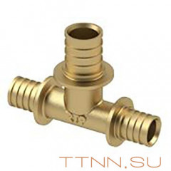 Тройник аксиальный переходной 16х20х16 арт.28332