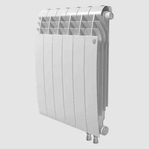 Биметаллический радиатор отопления Royal Thermo BiLiner 500 V 6 секций Bianco Traffico