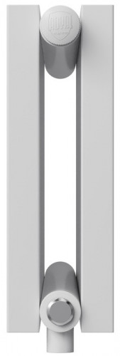 Стальной трубчатый радиатор 2-колончатый Royal Thermo Shift Q30 VC2030 - 38 секц. RAL9016, нижнее 1/2