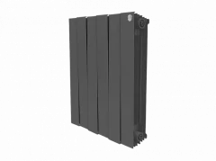 Биметаллический радиатор отопления Royal Thermo PianoForte 500 2 секции Noir Sable