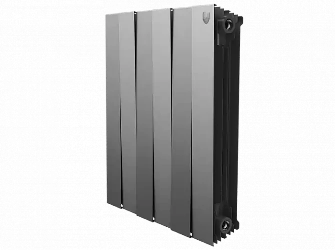 Биметаллический радиатор отопления Royal Thermo PianoForte 500 2 секции Silver Satin