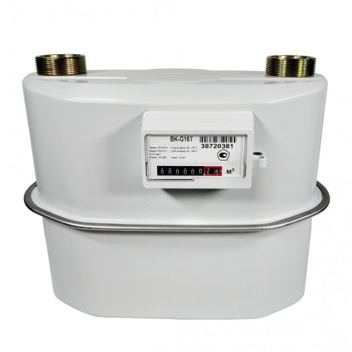 Счетчик газа ВК-G16T 280 Раско Газэлектроника с ТК, 2" левый, 280 мм