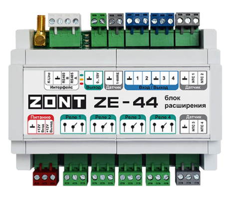 Блок расширения для контроллеров ZONT ZE-44
