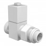 Набор вентелей Royal Thermo CUBE, ПРЯМОЙ, (2 шт) белый