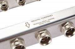 Для отопления Royal Thermo 1" ВР-3/4" НР, 7 выходов, нерж. (RTE 51.107)