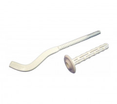 Кронштейн для радиаторов штырьевой с дюбелем 7*300